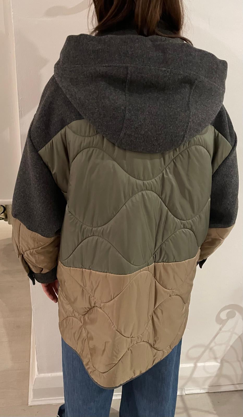 Weekend Maxmara Ossol Coat in Dark Grey