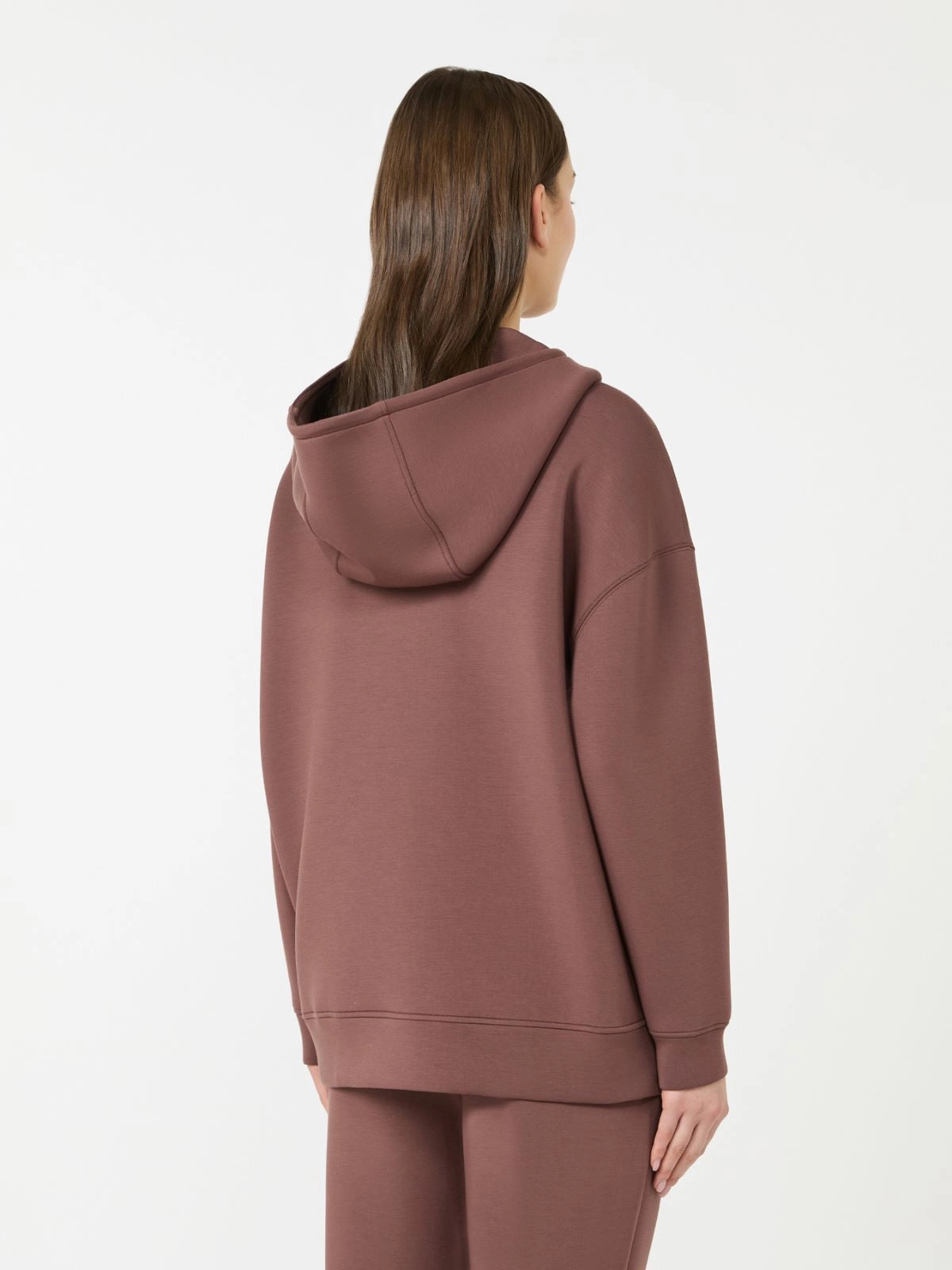 Weekend Maxmara Radura Half Zip Sweatshirt in Brown