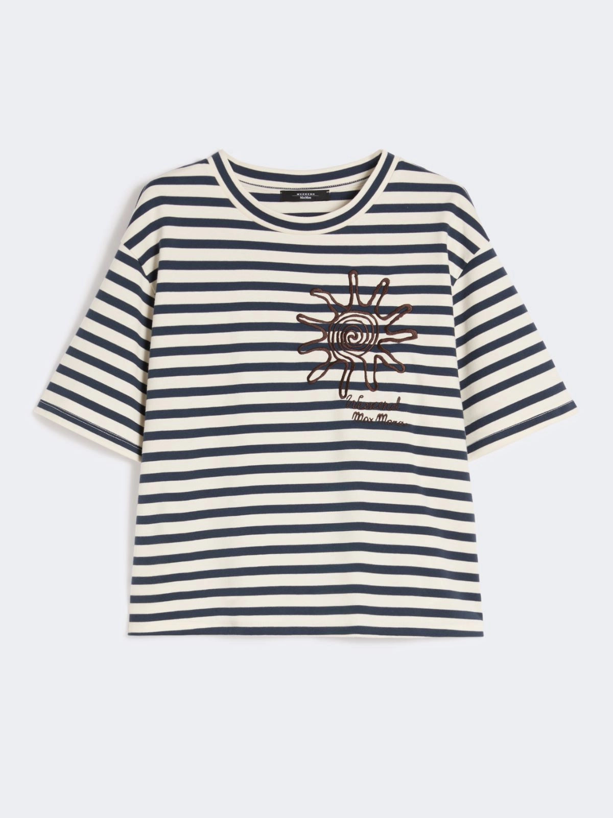 Weekend Maxmara Sabato Tee in Navy Sun