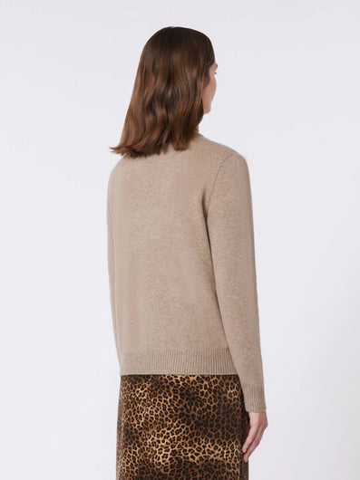 Weekend Maxmara Tunic Intarsia Knit in Turtledove