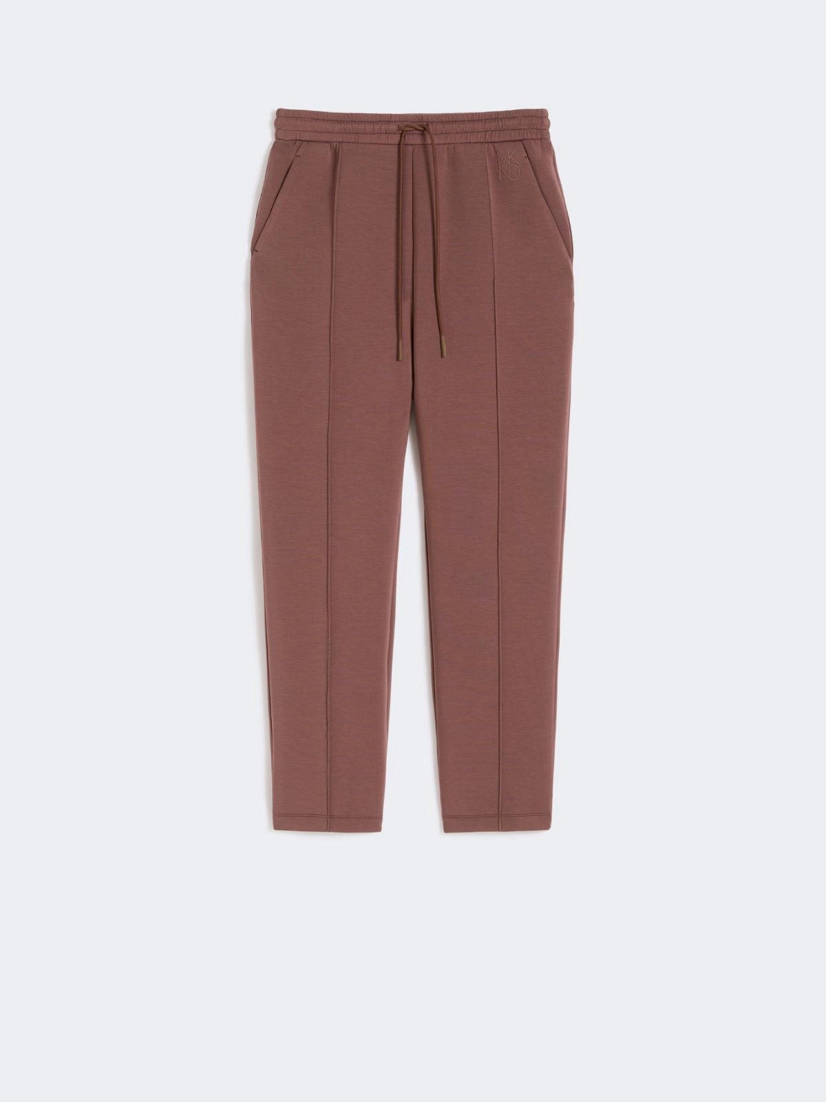 Weekend Maxmara Utopia Trousers in Brown Brown pants on a white background