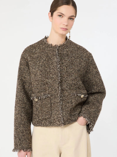 Weekend Maxmara Vento Jacket - Brown Tweed