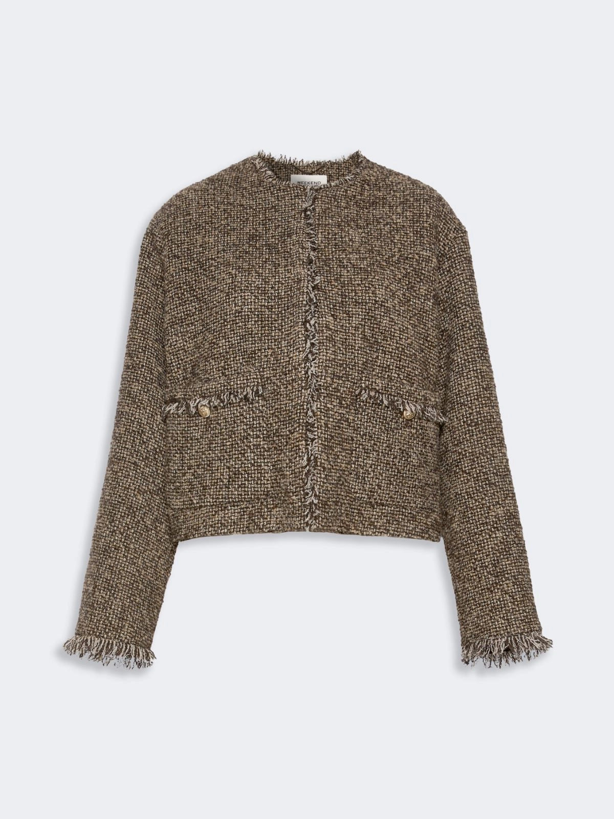 Weekend Maxmara Vento Jacket - Brown Tweed