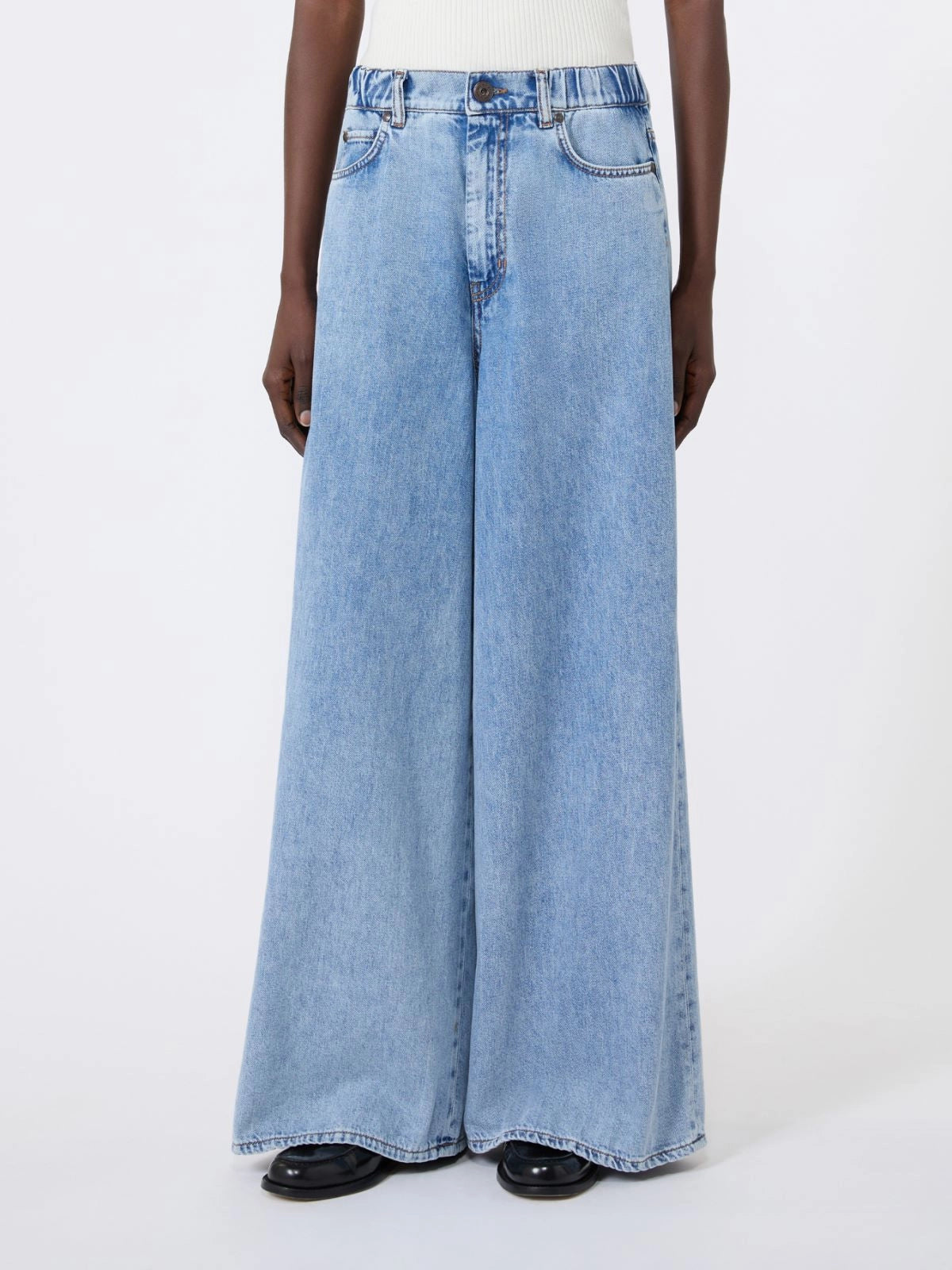 Weekend Max Mara Zattera Wide-Leg Jeans