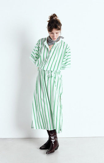 AV Zatybay Dress in Lagoon Stripe
