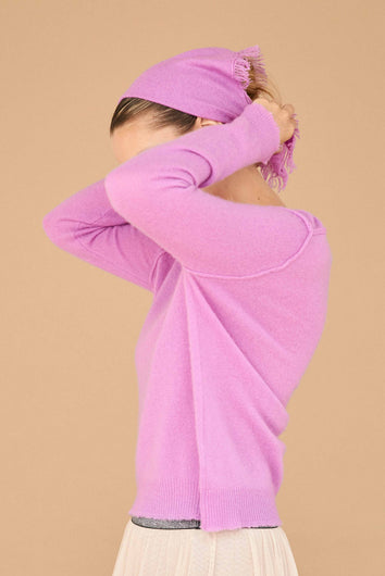 Jumper 1234 Distressed Crew - Misty Purple