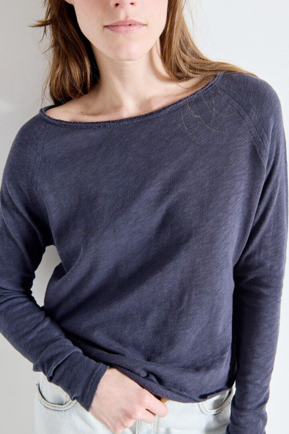 American Vintage Sonoma 02 LS in Navy Blue Vintage