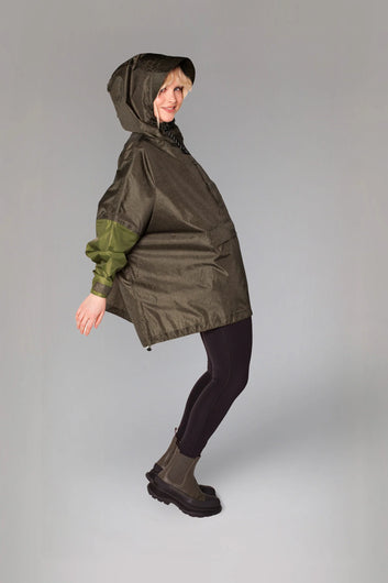 Rainkiss Anorak in Herringbone
