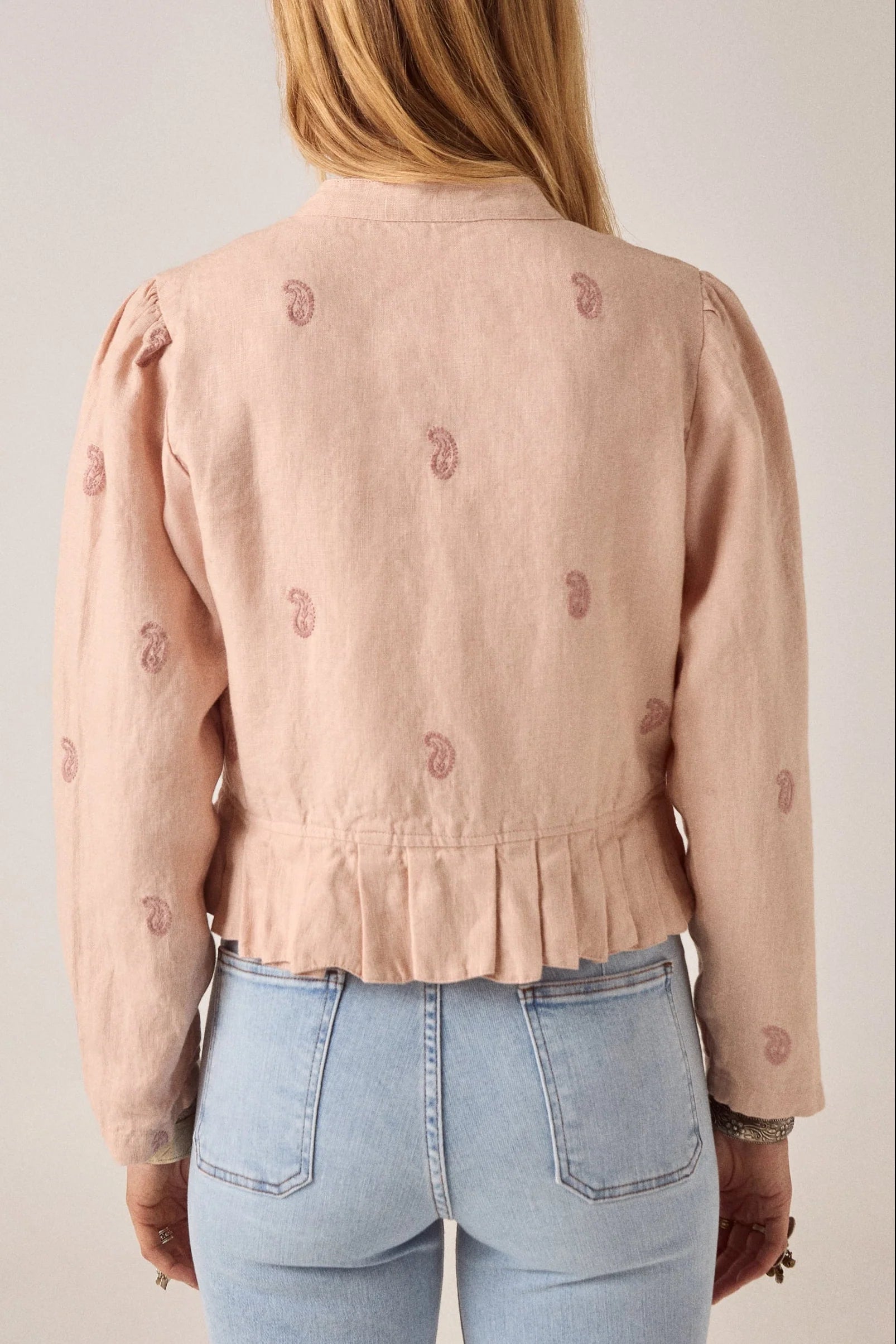 Maison Hotel Edgard Degas Jacket in Antique Blush