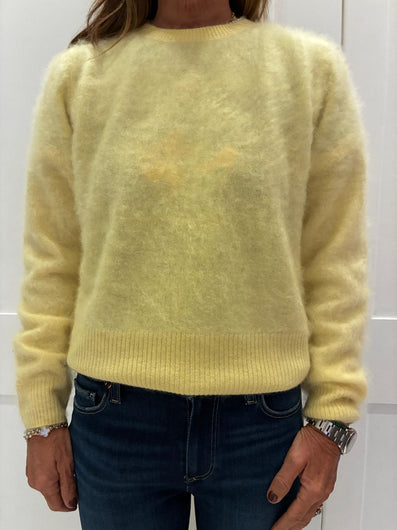 Coloursh Brushed Wendy Crew in Pina Colada