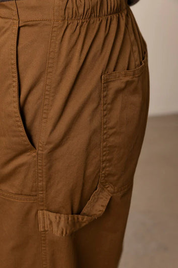 Rag & Bone Jolie Carpenter Pant in Light Brown