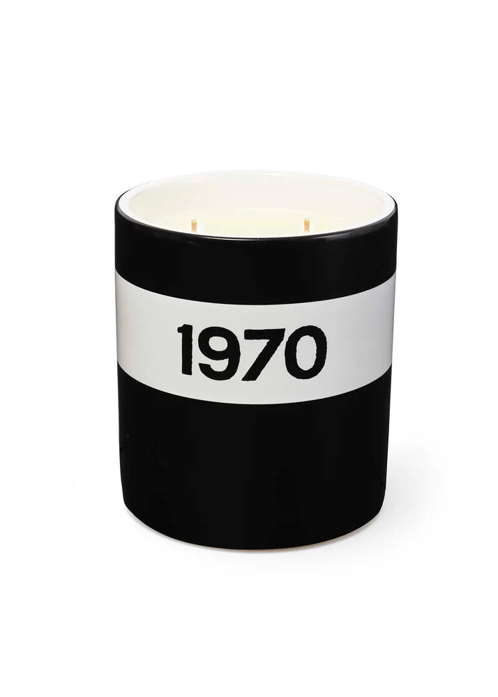 Bella Freud 1970 Ceramic Mineral Wax Candle in Black