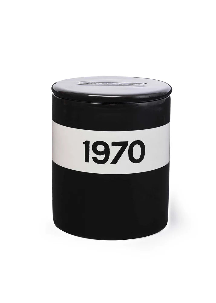 Bella Freud 1970 Ceramic Mineral Wax Candle in Black