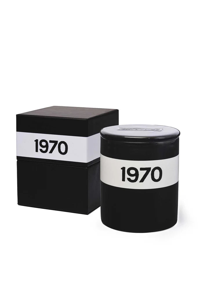 Bella Freud 1970 Ceramic Mineral Wax Candle in Black
