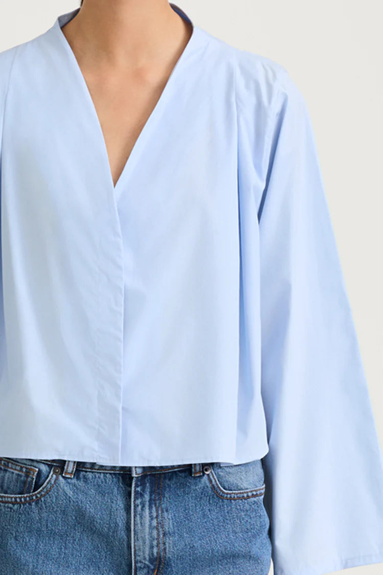 StyleIn Jaylene Shirt in Light Blue