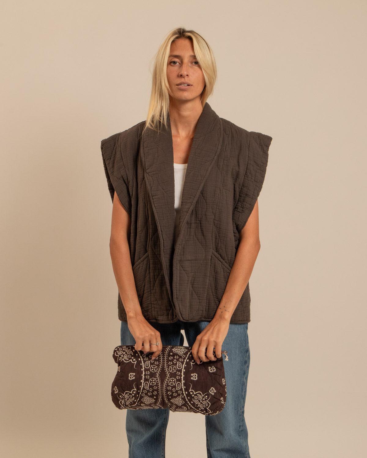 Aokyanos Orlando Pochette in Chocolate Bandana