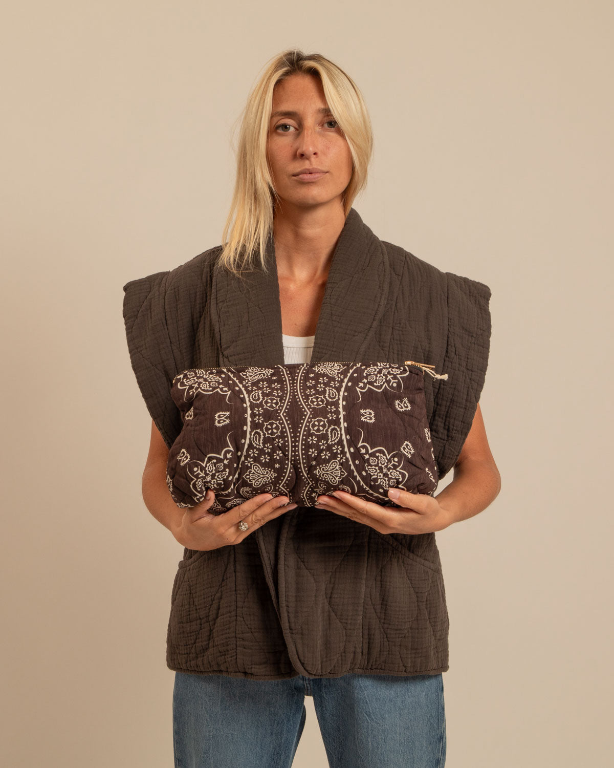 Aokyanos Orlando Pochette in Chocolate Bandana