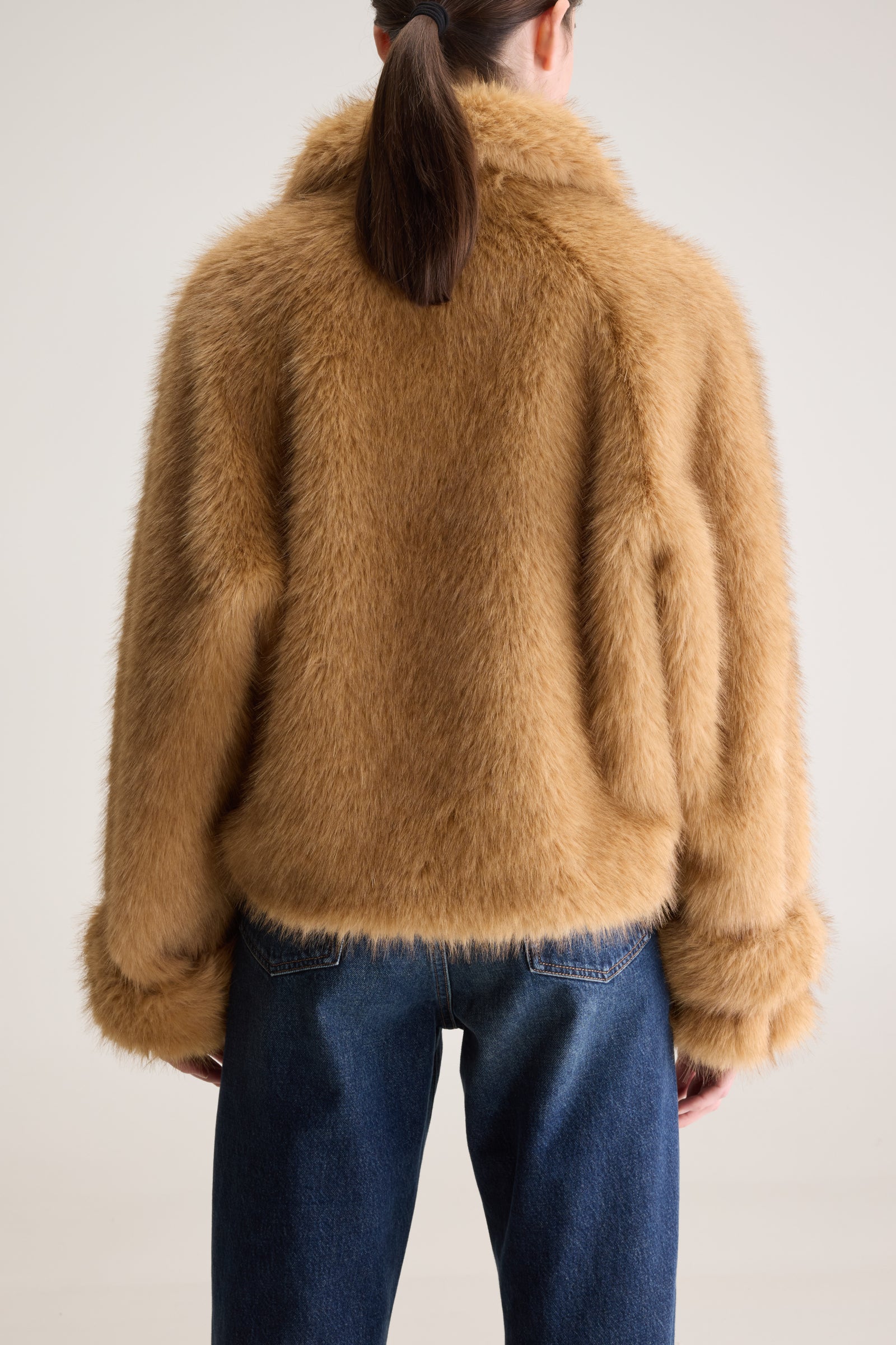 Bellerose Elordi Faux Fur Jacket - Ambre