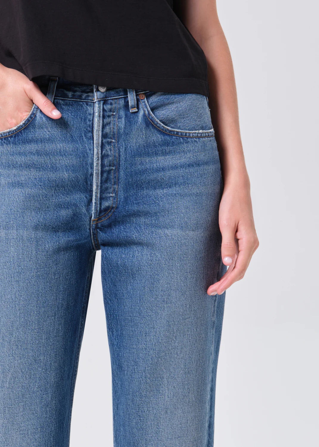 Agolde 90's Crop Loose Straight - Bounty
