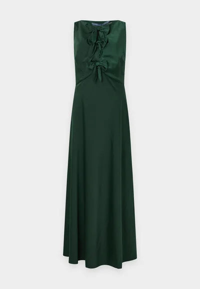 Ralph Lauren Woven A Line Dress -  Forest