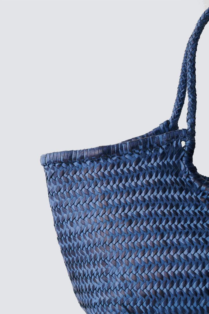Dragon Diffusion Nantucket Basket Bag in Ocean