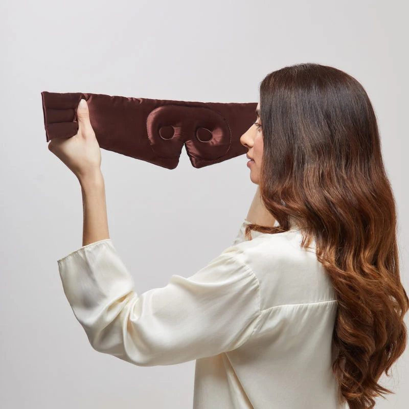 DROWSY Eye Lash Protecting Sleep Mask - Cocoa Glow