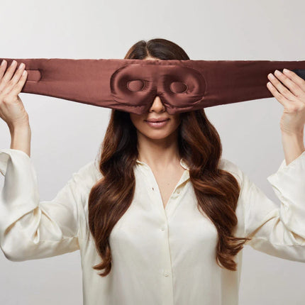 DROWSY Eye Lash Protecting Sleep Mask - Cocoa Glow
