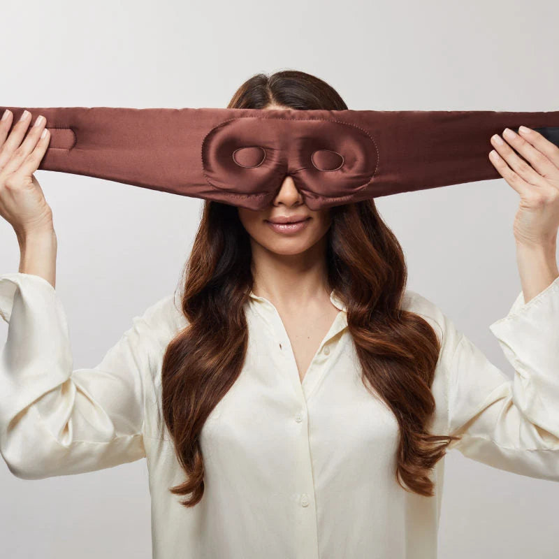 DROWSY Eye Lash Protecting Sleep Mask - Cocoa Glow