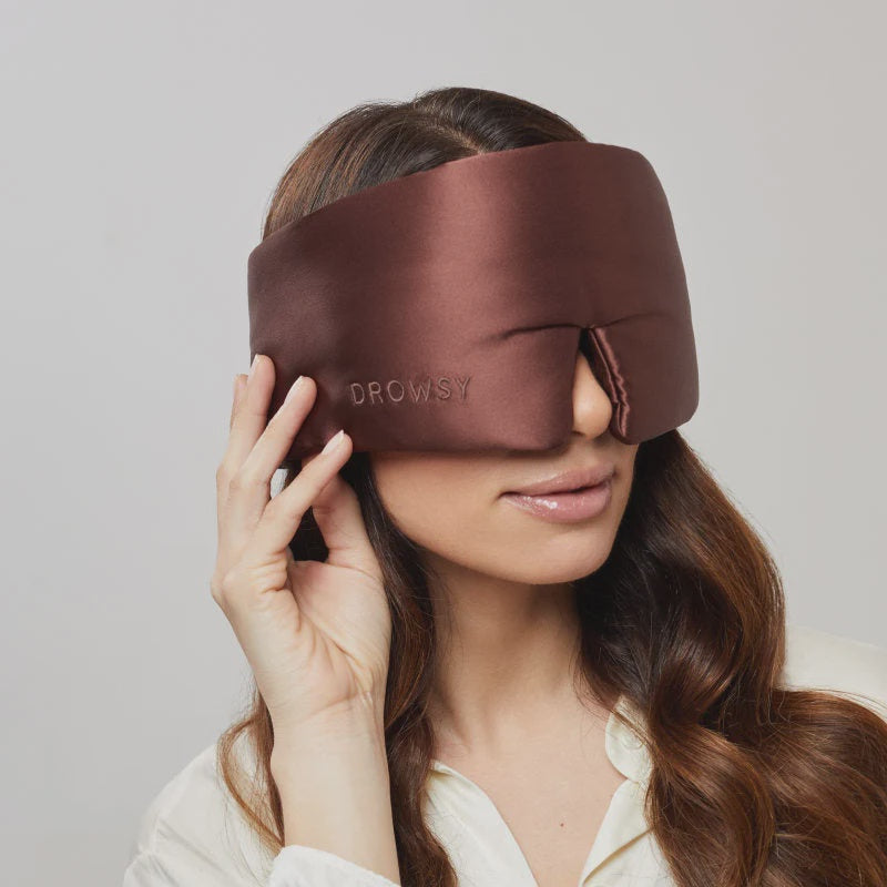 DROWSY Eye Lash Protecting Sleep Mask - Cocoa Glow