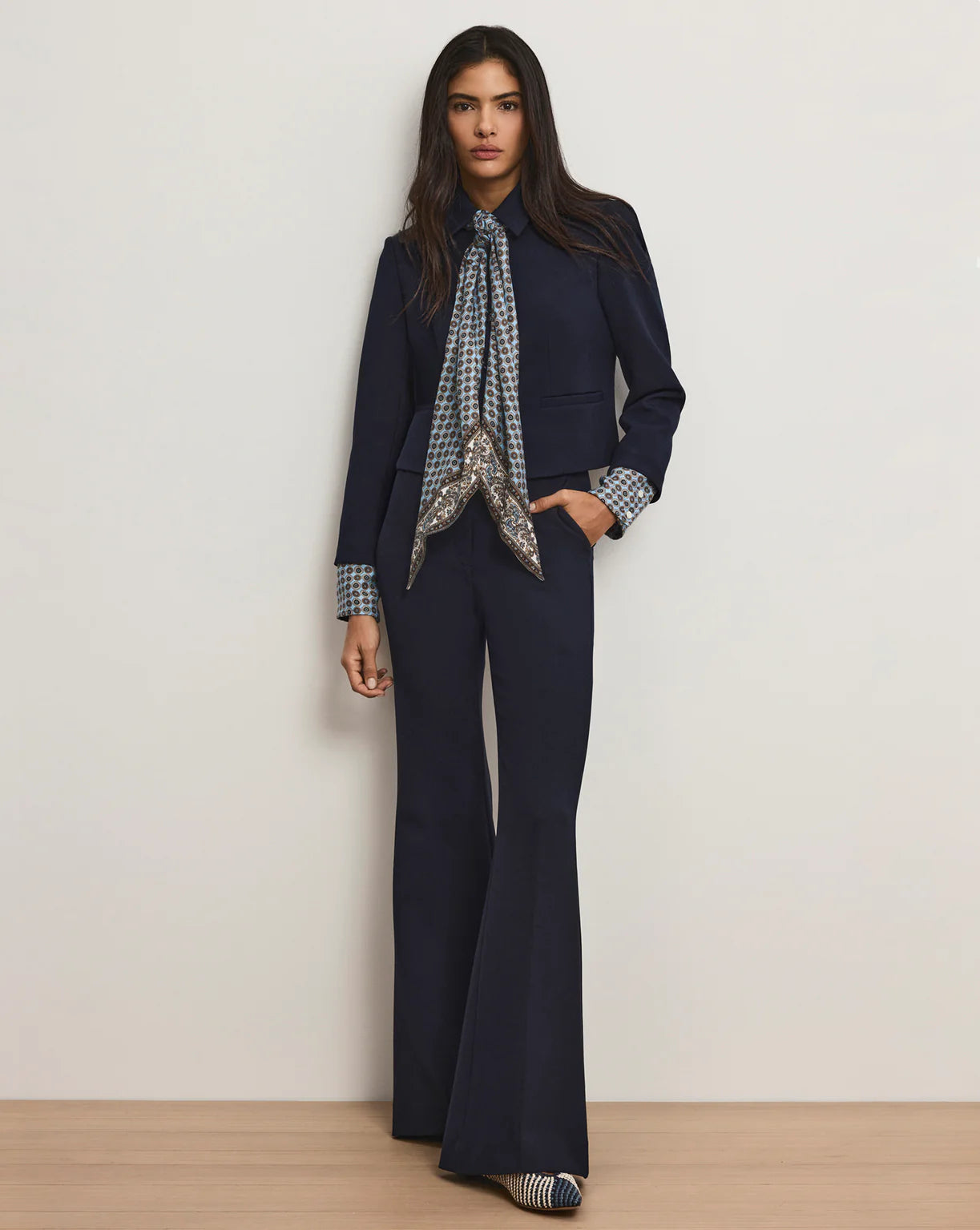 Veronica Beard Arden Pants in Navy