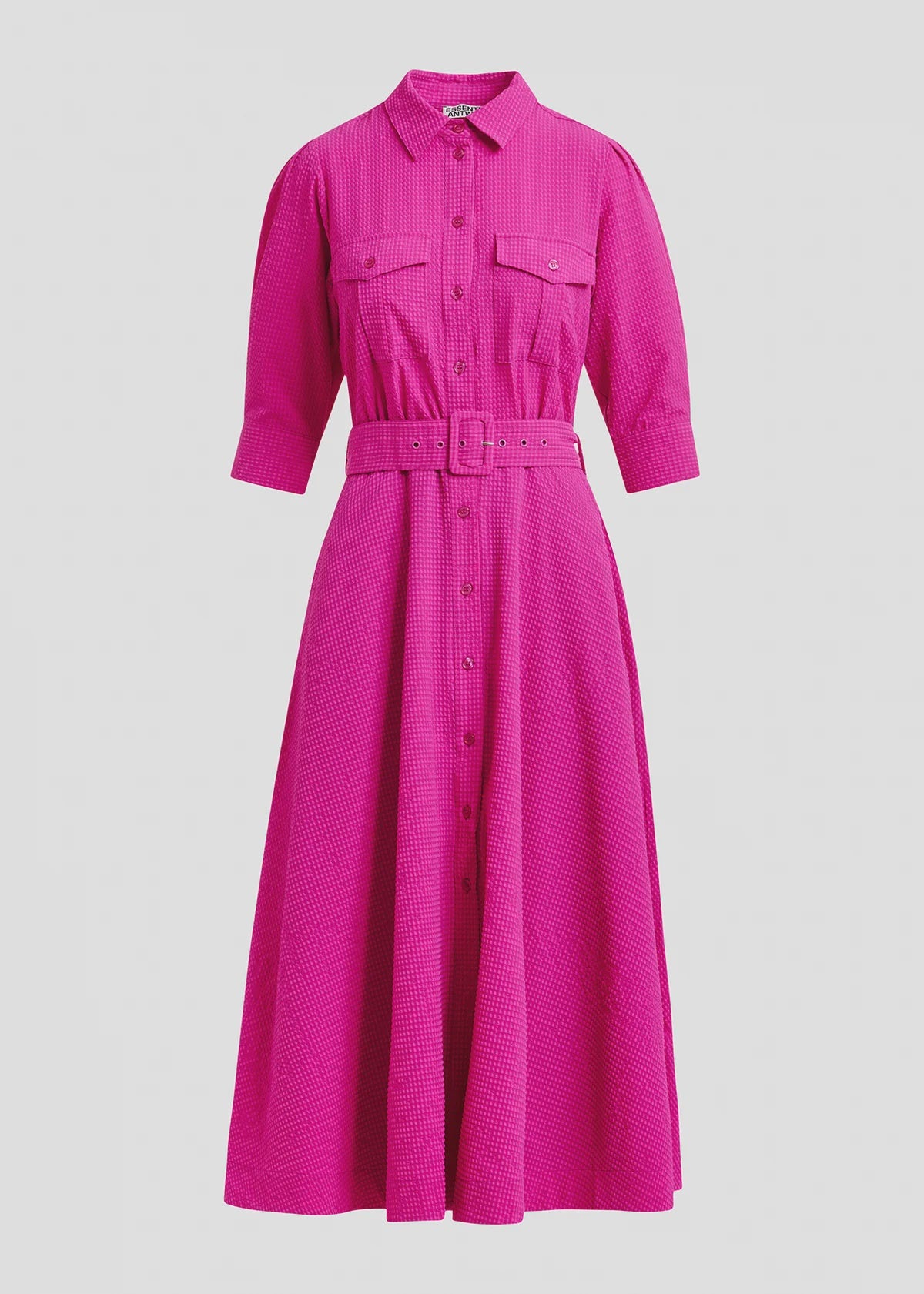 Essentiel Antwerp Jizo Shirt Dress in Mauve Love