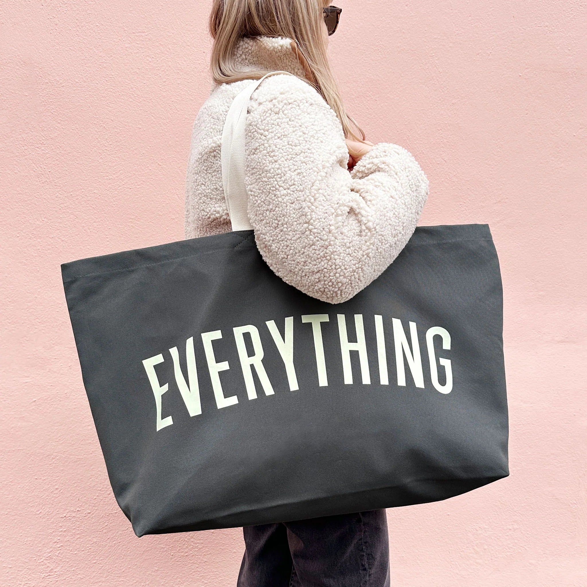 Alphabet Bags Everything Really Big Bag in Grey