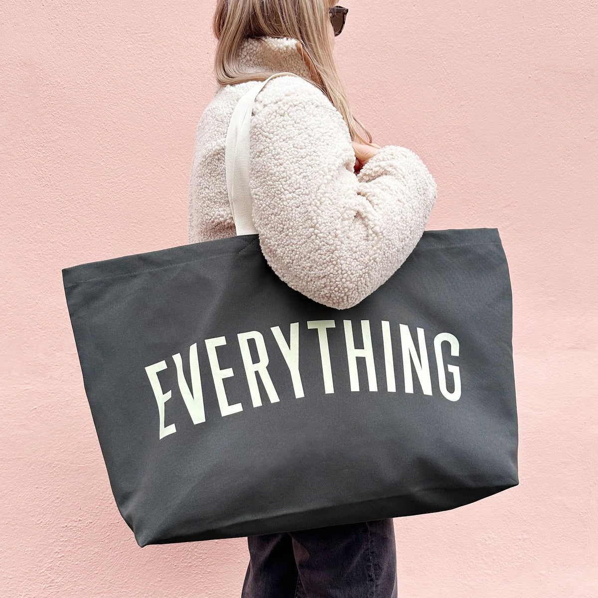 Alphabet Bags Everything Really Big Bag in Grey