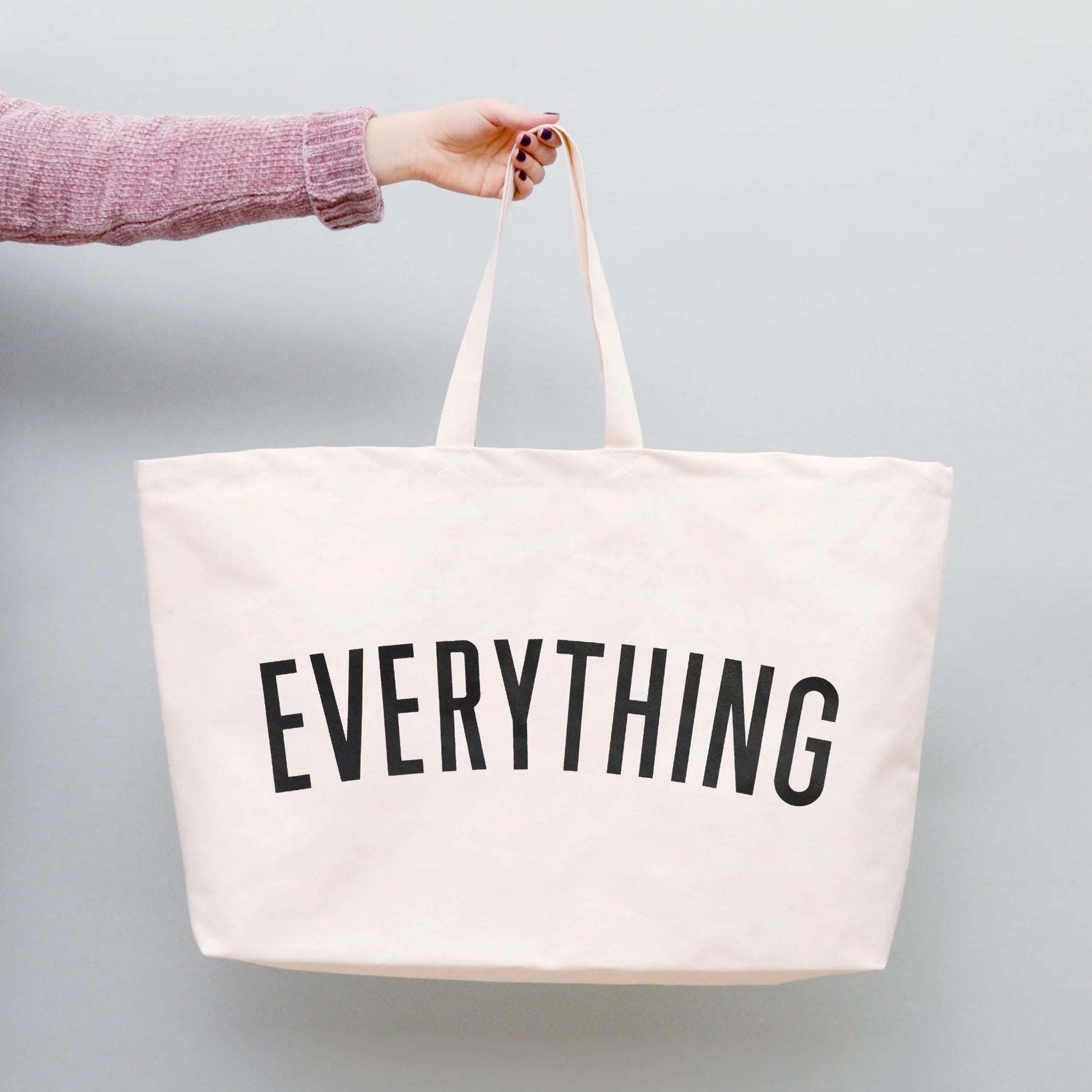 Alphabet Bags Everything Really Big Bag in White