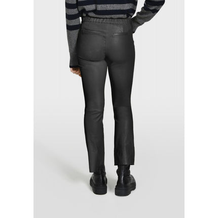 Oakwood Free Leather Trousers in Black