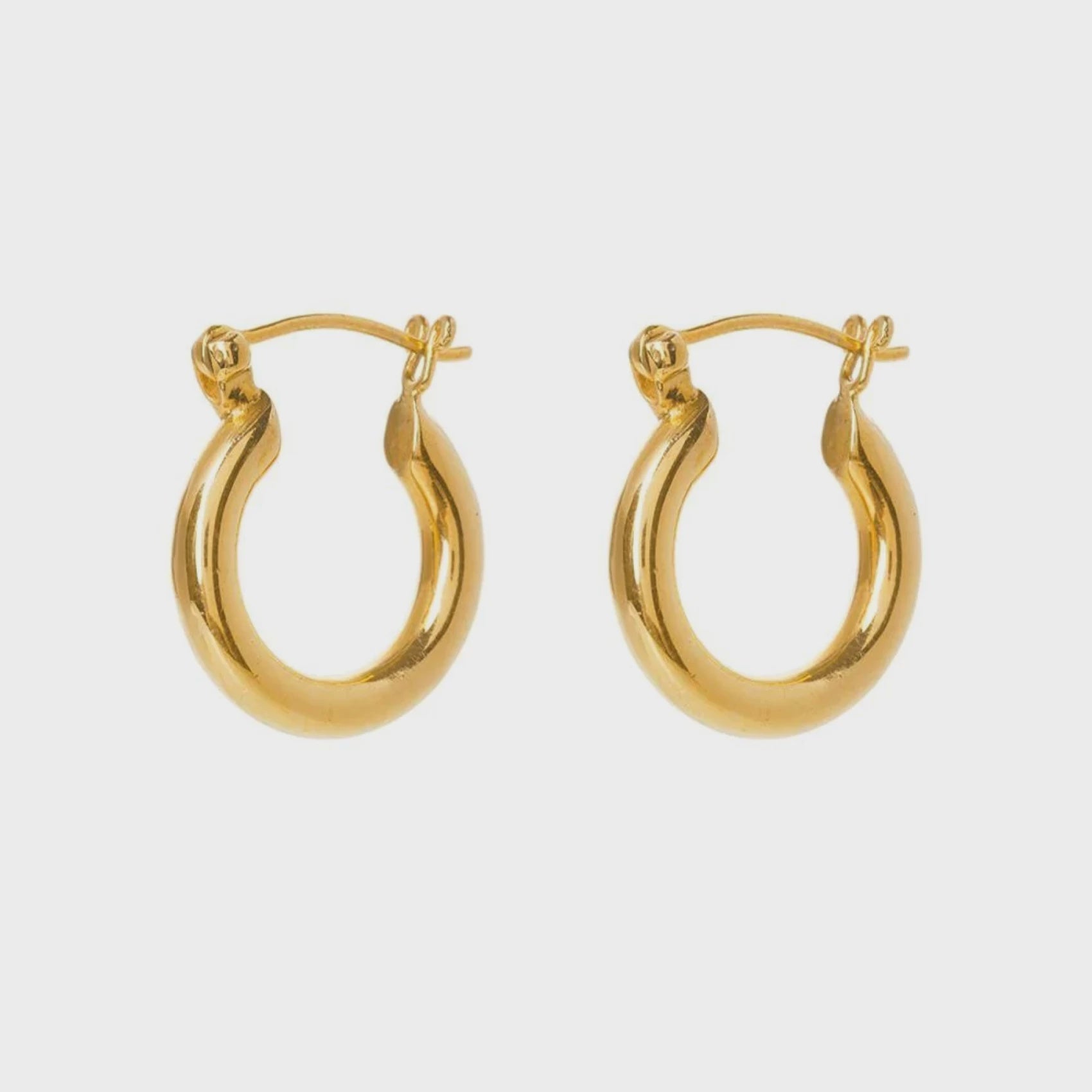 Freya Rose Mini Hoops in Gold