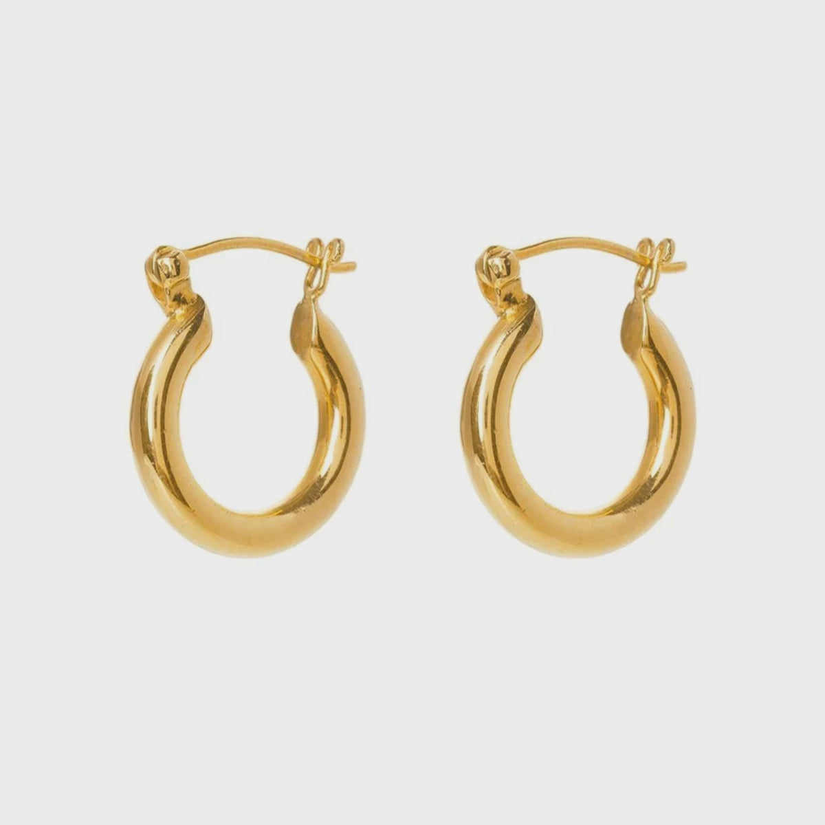 Freya Rose Mini Hoops in Gold