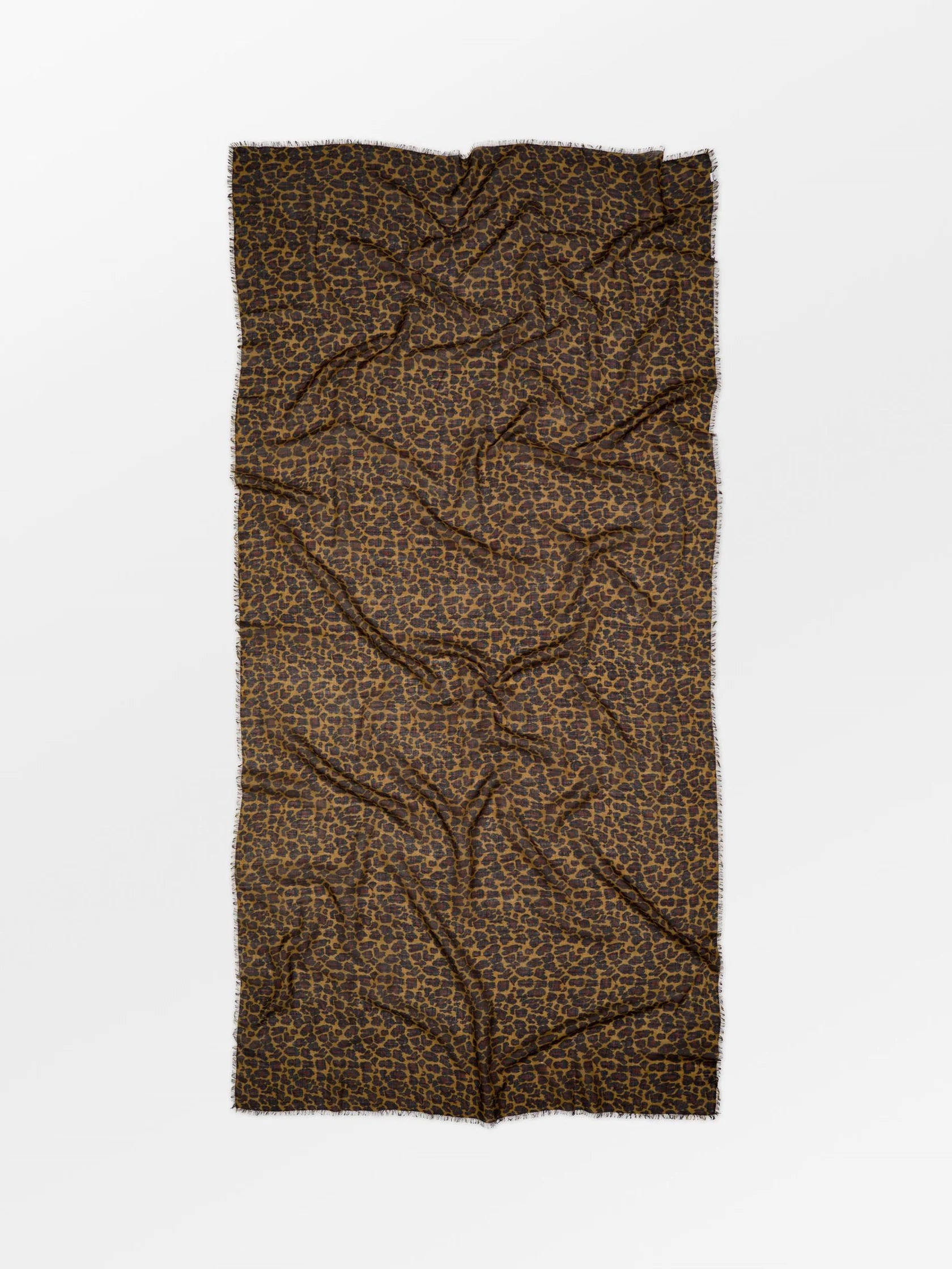 Becksondergaard Leopard Wool Scarf in Black