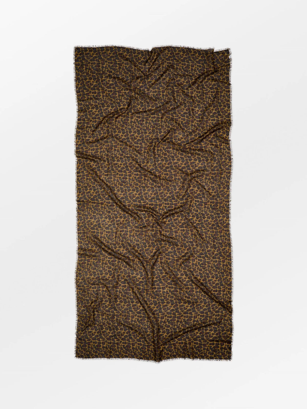 Becksondergaard Leopard Wool Scarf in Black