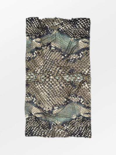 Becksondergaard Roslyna Wool Scarf in Navy