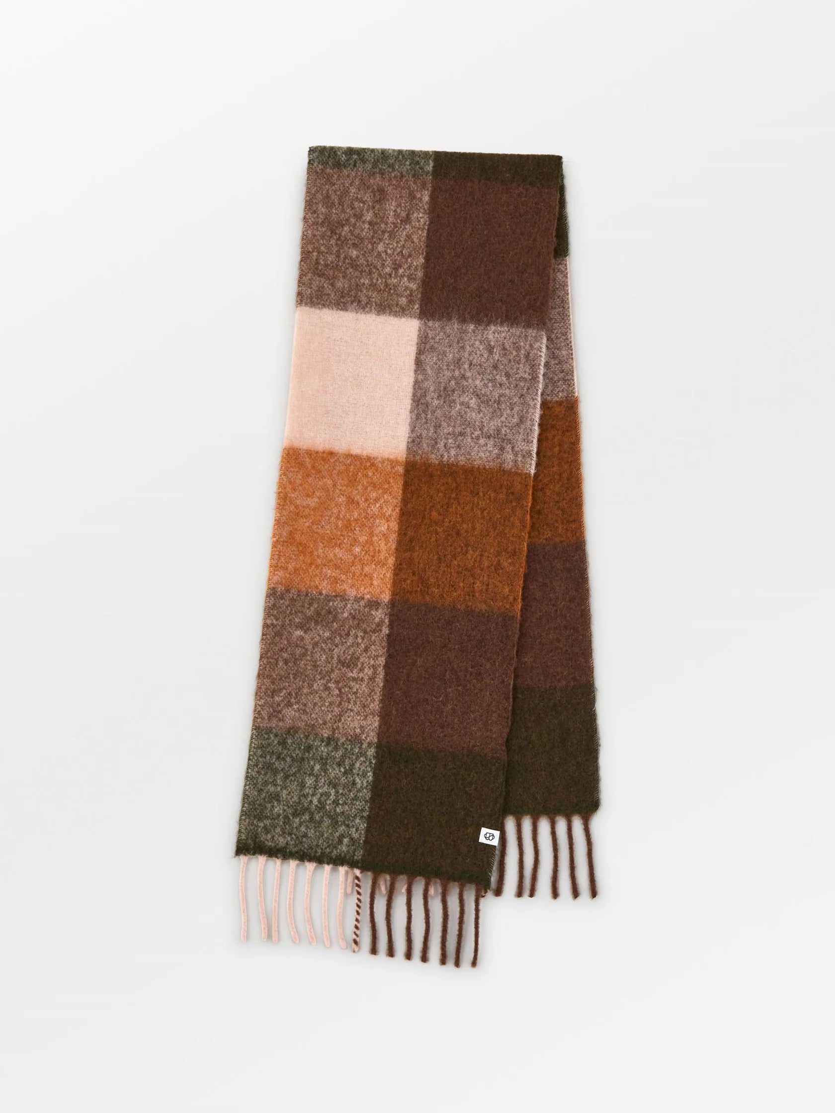Becksondergaard Checkavanna Scarf in Hot Fudge