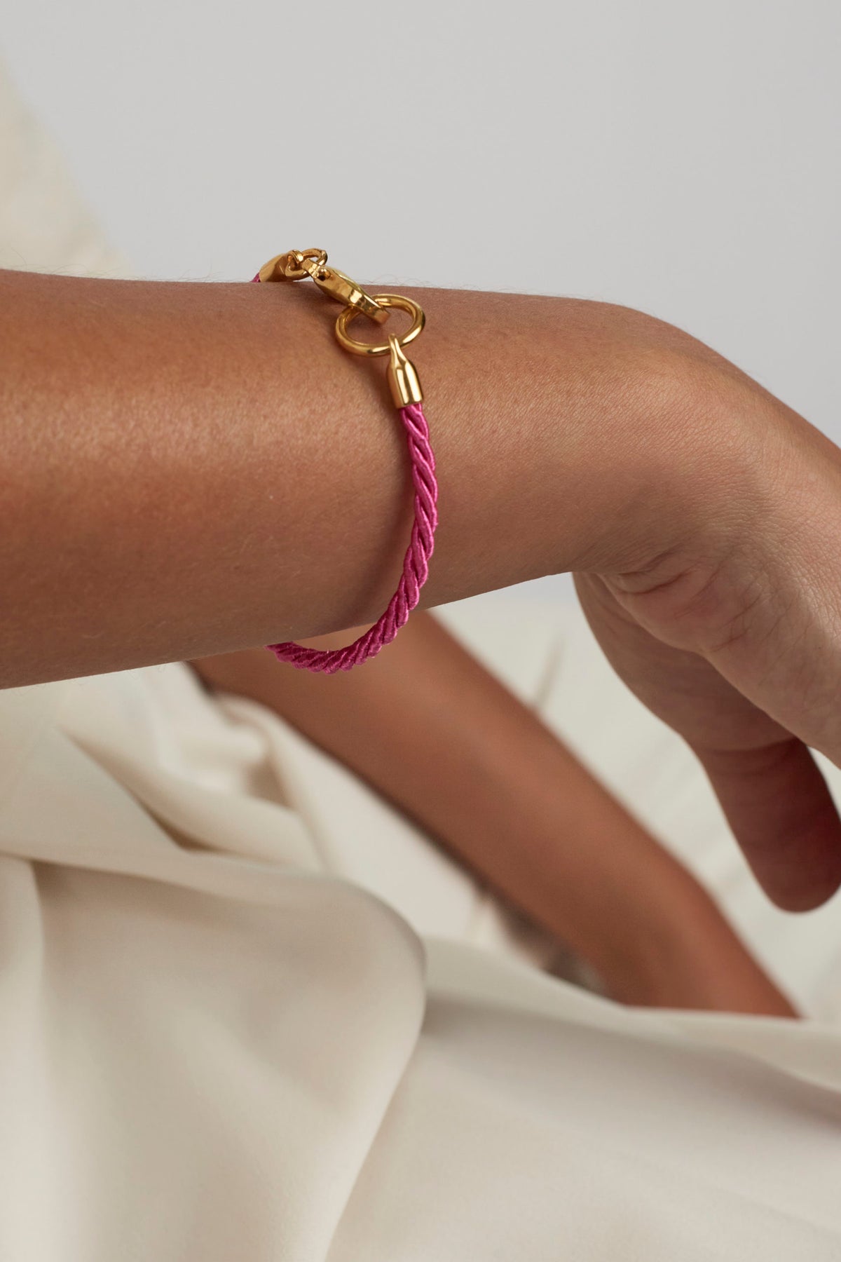 TS Friendship Bracelet in Fuchsia
