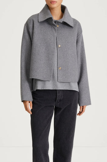 Style In Teano Jacket in Mid Grey