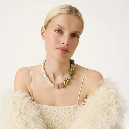 Vanessa Baroni Winter Ibiza Necklace Green