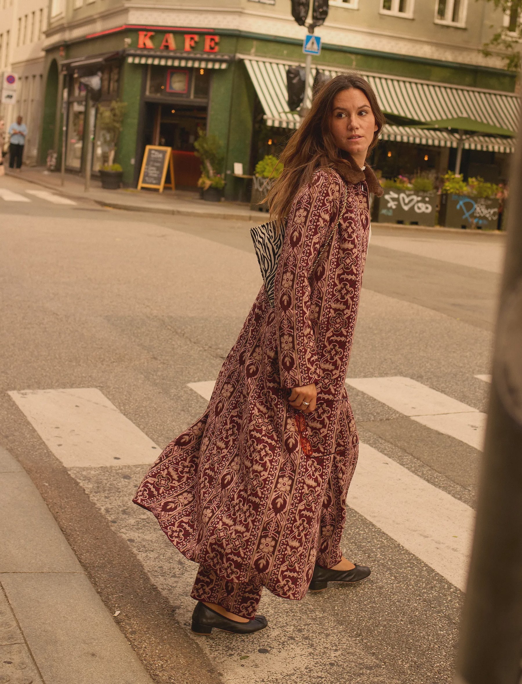 RIXO Jacoba Long Cardigan - Tapestry Bloom Multi