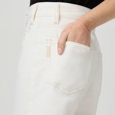 PAIGE Anessa Welt Patch Pockets in Toasted Ecru