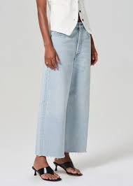 COH Ayla Raw Hem Crop in Sailor