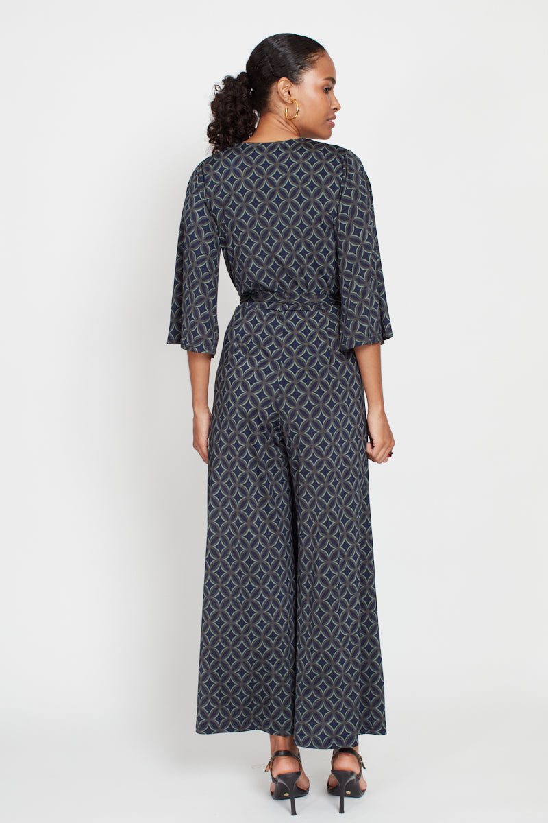 Onjenu Laurie Jumpsuit in Geo Green