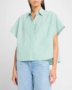 You added <b><u>R&B Martha SS Stripe Poplin Shirt in Pinestripe</u></b> to your cart.