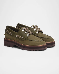 You added <b><u>Rag & Bone Cameron Boat Shoe in Olive</u></b> to your cart.